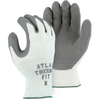 3388 Majestic® Glove Winter Lined Atlas Rubber Coated Wrinkled Palm Coated Glove on Thermal Liner